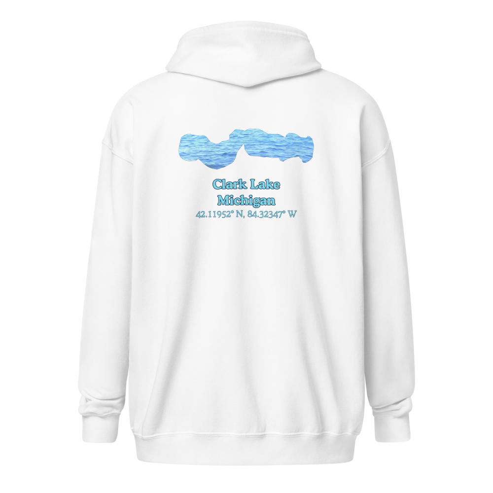 Clark Lake Unisex Zip Hoodie