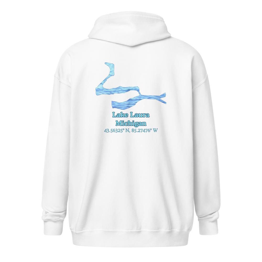 Lake Laura Unisex Zip Hoodie