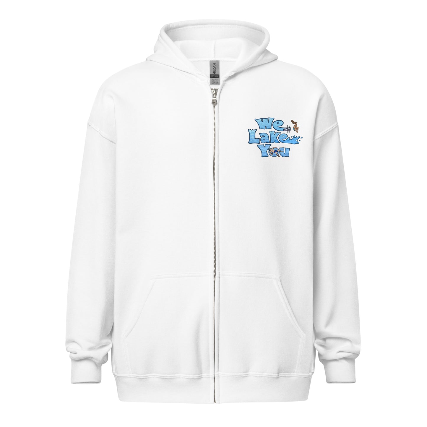 {Lake} Unisex Zip Hoodie