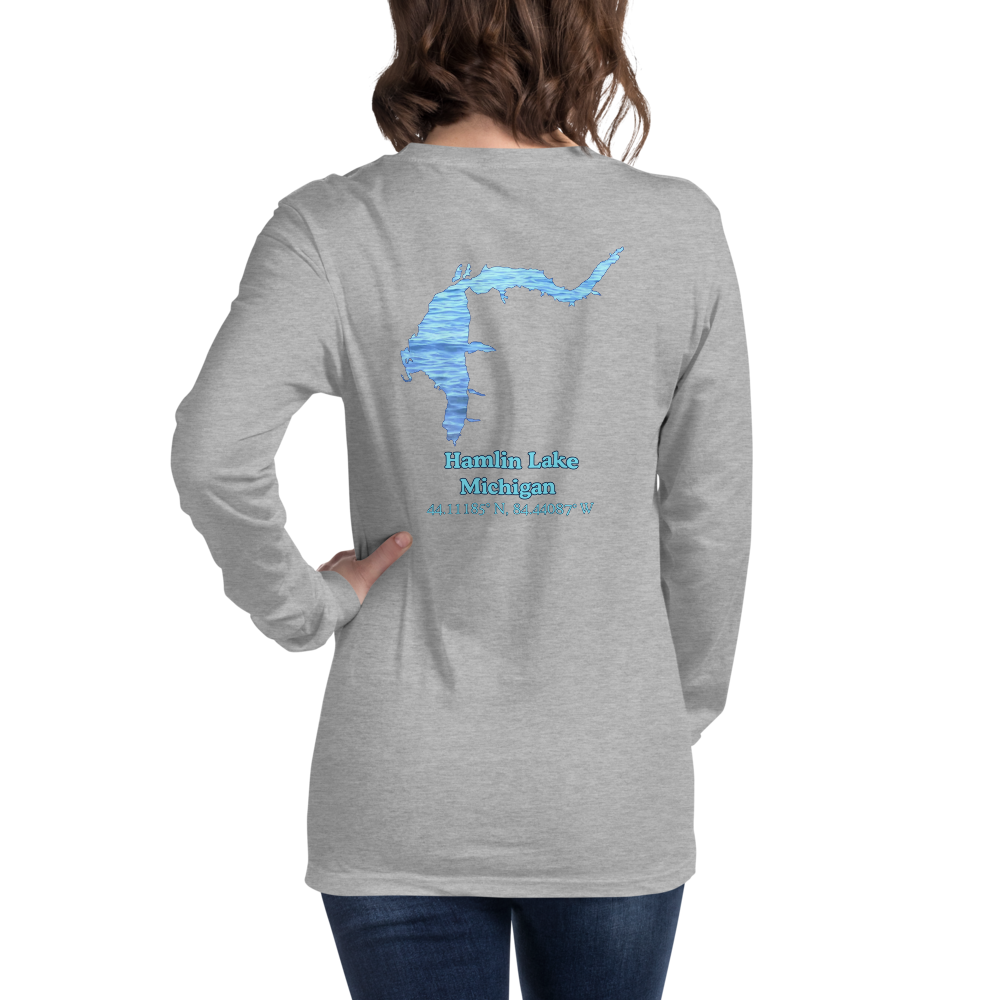 Hamlin Lake Long Sleeve Unisex T-shirt