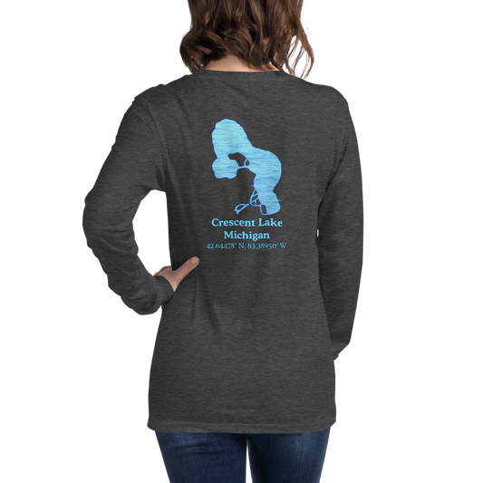 Crescent Lake Long Sleeve Unisex T-shirt