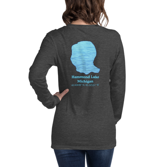 Hammond Lake Long Sleeve Unisex T-shirt
