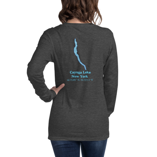 Cayuga Lake Long Sleeve Unisex T-shirt