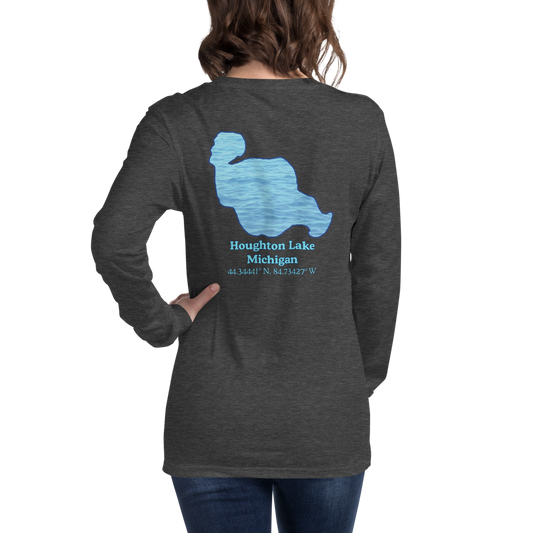 Houghton Lake Long Sleeve Unisex T-shirt