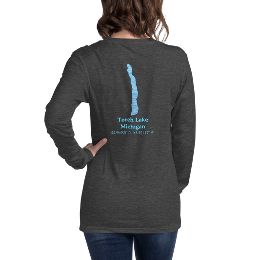 Torch Lake Long Sleeve Unisex T-shirt