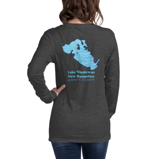Lake Waukewan Long Sleeve Unisex T-shirt