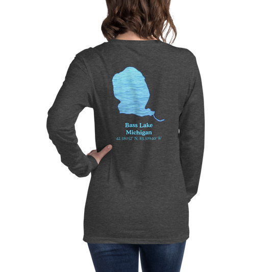 Bass Lake Long Sleeve Unisex T-shirt