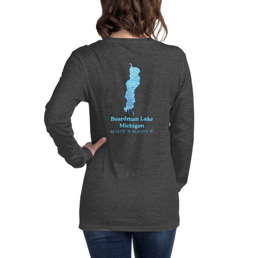 Boardman Lake Long Sleeve Unisex T-shirt