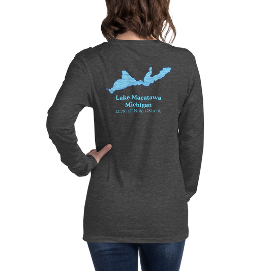 Lake Macatawa Long Sleeve Unisex T-shirt