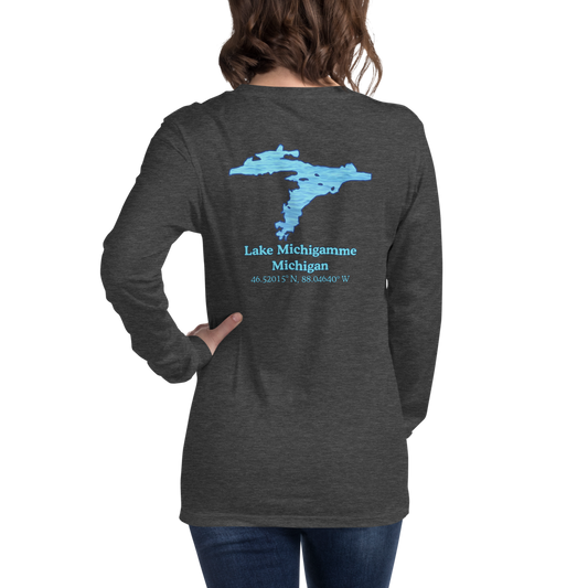 Lake Michigamme Long Sleeve Unisex T-shirt
