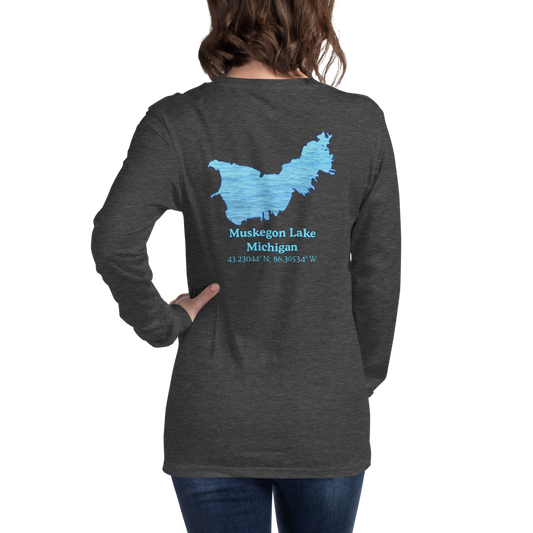 Muskegon Lake Long Sleeve Unisex T-shirt