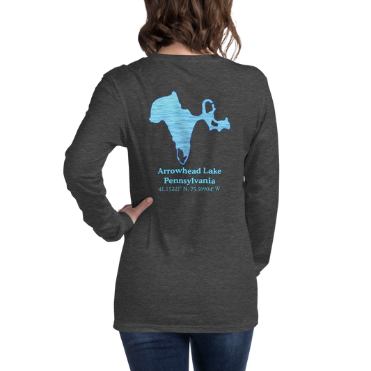 Arrowhead Lake Long Sleeve Unisex T-shirt