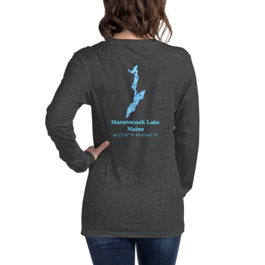 Maranacook Lake Long Sleeve Unisex T-shirt