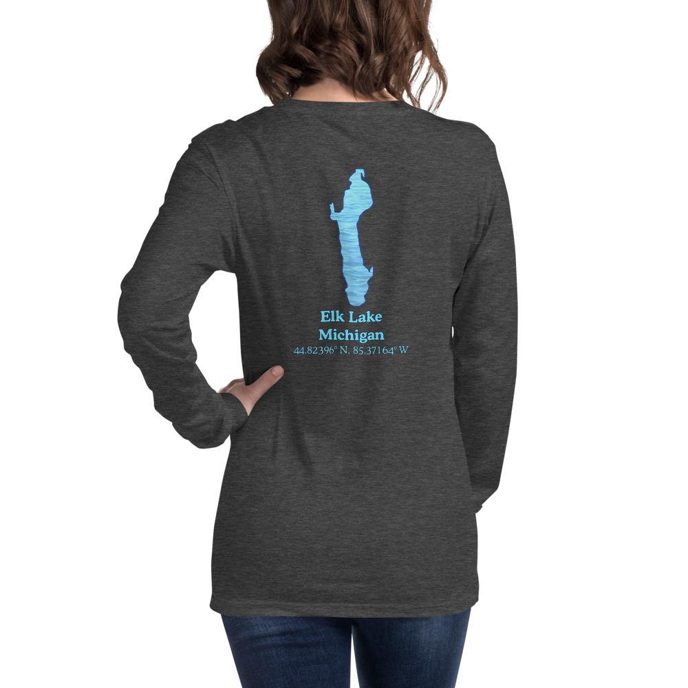 Elk Lake Long Sleeve Unisex T-shirt
