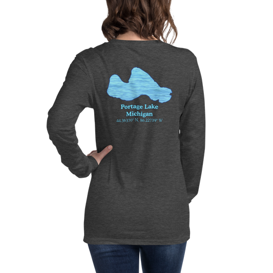 Portage Lake Long Sleeve Unisex T-shirt