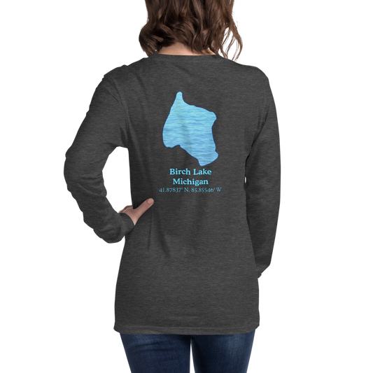 Birch Lake Long Sleeve Unisex T-shirt