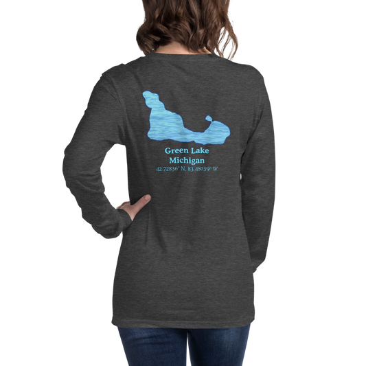 Green Lake Long Sleeve Unisex T-shirt
