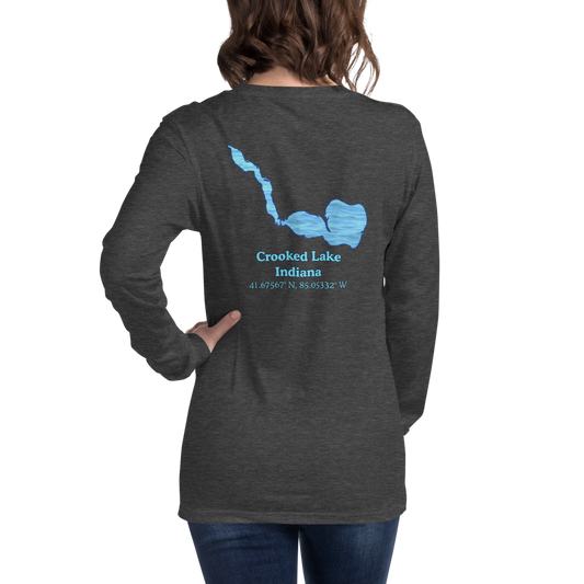 Crooked Lake Long Sleeve Unisex T-shirt