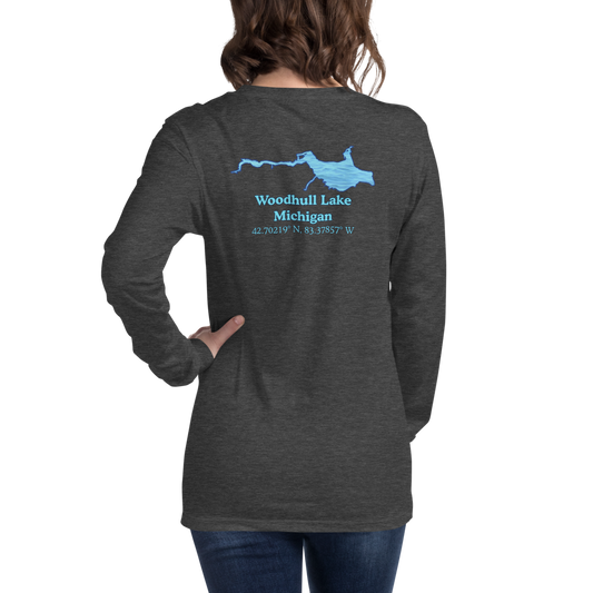 Woodhull Lake Long Sleeve Unisex T-shirt