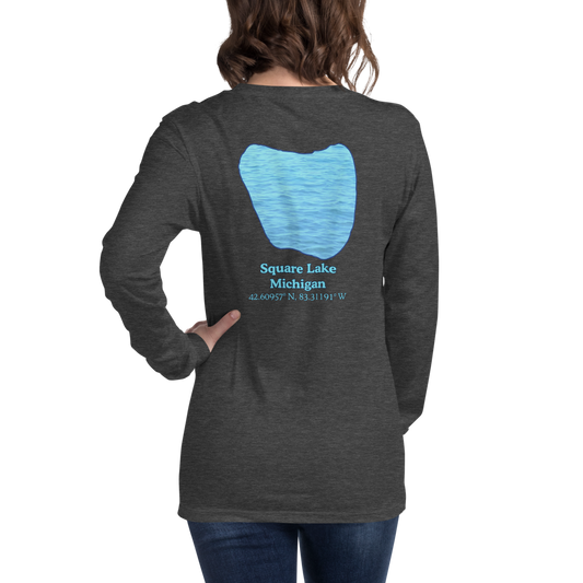Square Lake Long Sleeve Unisex T-shirt