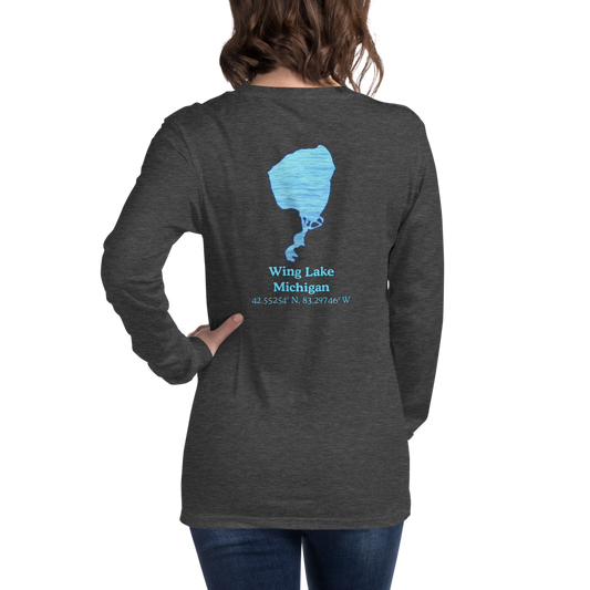 Wing Lake Long Sleeve Unisex T-shirt