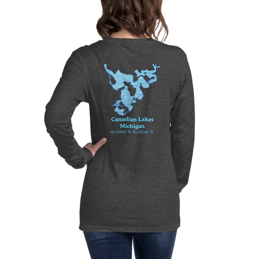 Canadian Lakes Long Sleeve Unisex T-shirt