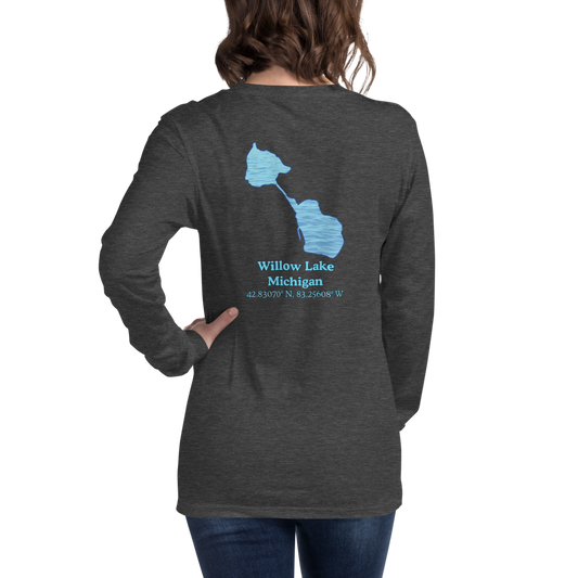 Willow Lake Long Sleeve Unisex T-shirt