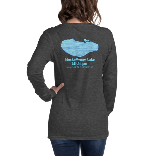 Muskallonge Lake Long Sleeve Unisex T-shirt