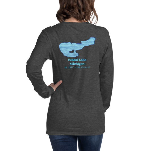 Island Lake Long Sleeve Unisex T-shirt