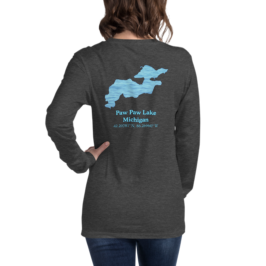 Paw Paw Lake Long Sleeve Unisex T-shirt