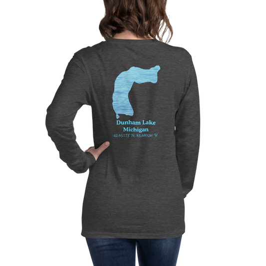 Dunham Lake Long Sleeve Unisex T-shirt