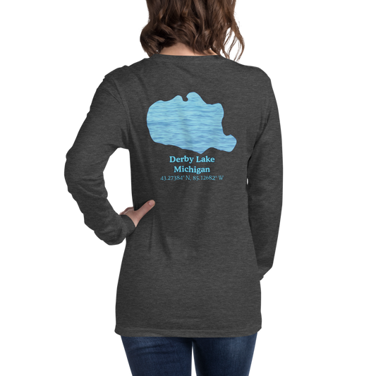 Derby Lake Long Sleeve Unisex T-shirt