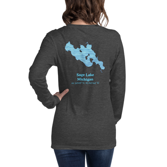 Sage Lake Long Sleeve Unisex T-shirt