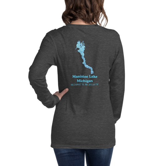 Manistee Lake Long Sleeve Unisex T-shirt