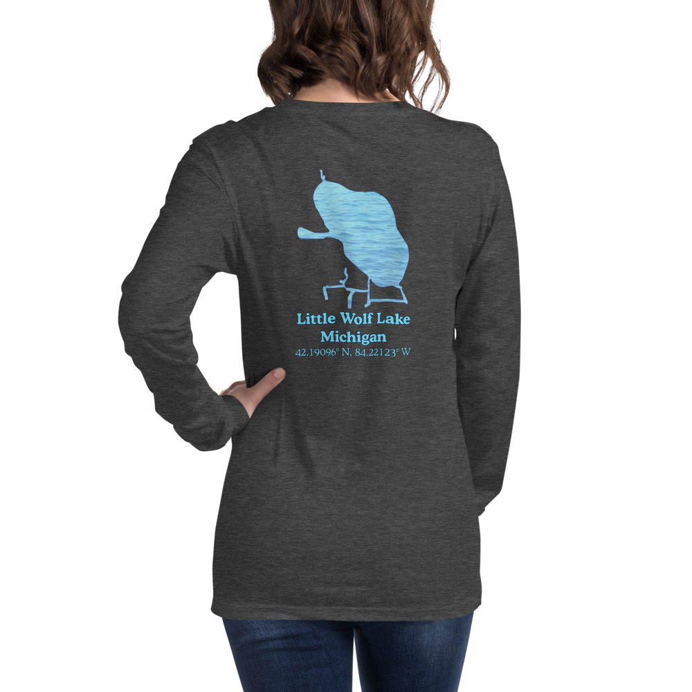 Little Wolf Lake Long Sleeve Unisex T-shirt