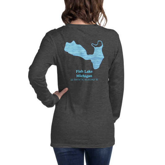 Fish Lake Long Sleeve Unisex T-shirt