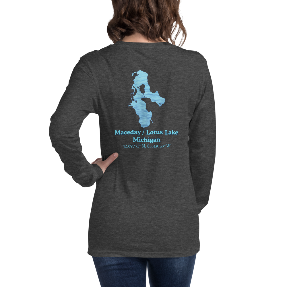 Maceday / Lotus Lake Long Sleeve Unisex T-shirt