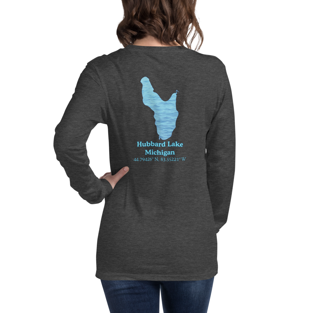 Hubbard Lake Long Sleeve Unisex T-shirt
