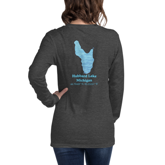 Hubbard Lake Long Sleeve Unisex T-shirt