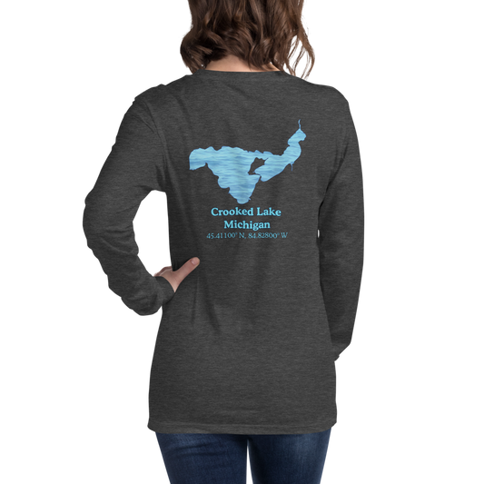 Crooked Lake  Long Sleeve Unisex T-shirt