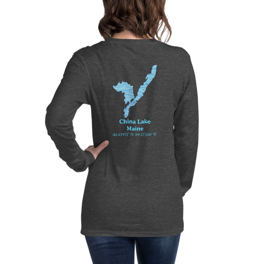 China Lake Long Sleeve Unisex T-shirt