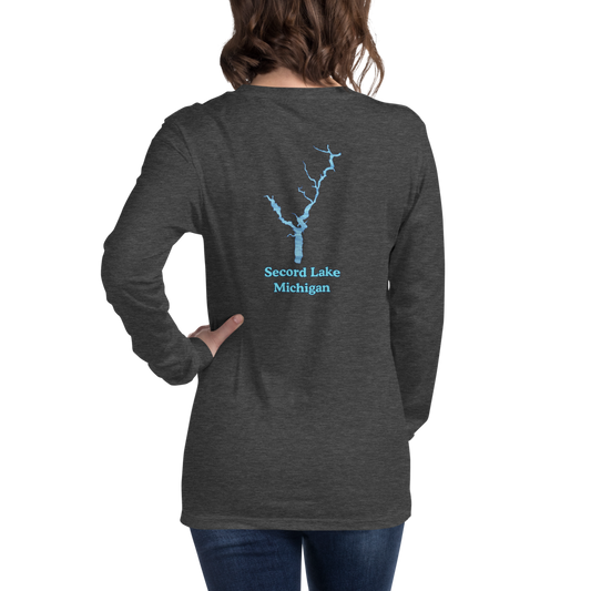 Secord Lake Long Sleeve Unisex T-shirt