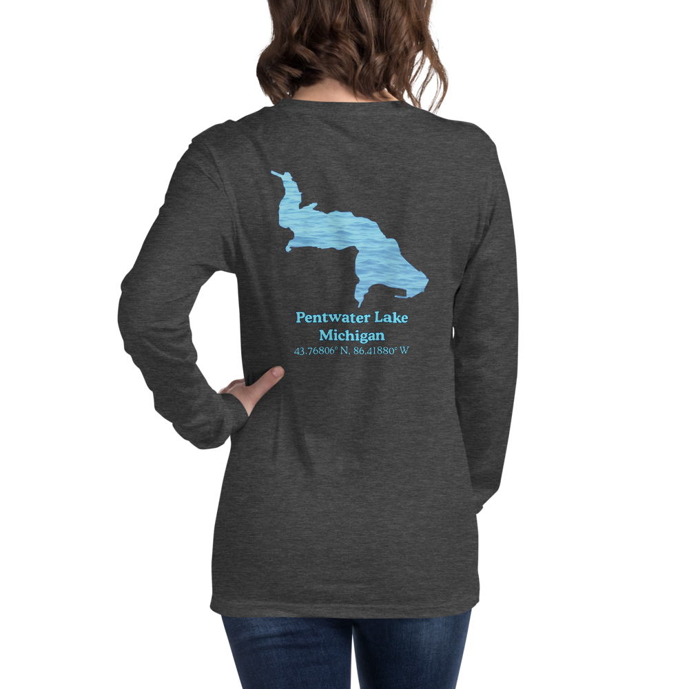 Pentwater Lake Long Sleeve Unisex T-shirt