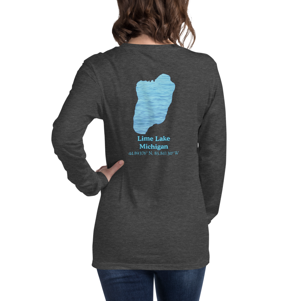Lime Lake Long Sleeve Unisex T-shirt