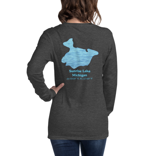 Sunrise Lake Long Sleeve Unisex T-shirt