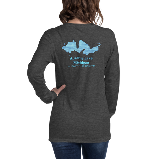 Ausable Lake Long Sleeve Unisex T-shirt