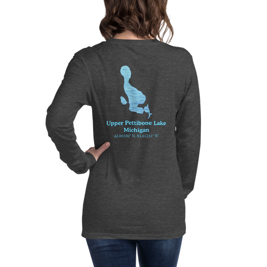 Upper Pettibone Lake Long Sleeve Unisex T-shirt