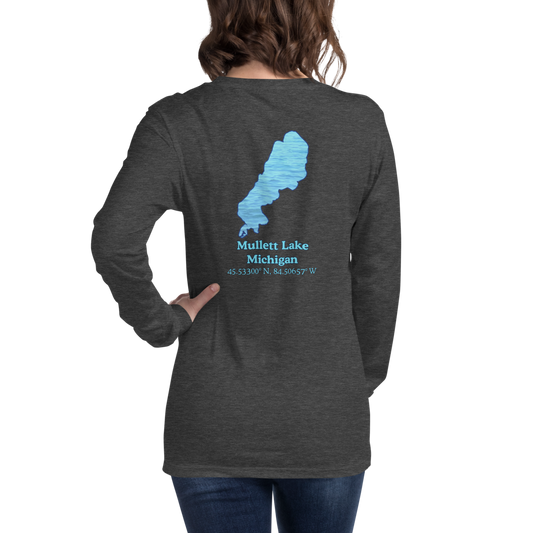 Mullett Lake Long Sleeve Unisex T-shirt