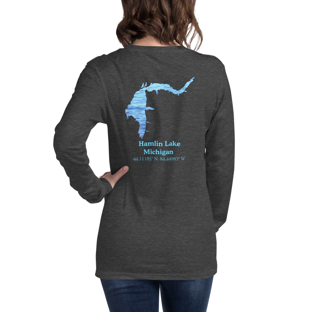 Hamlin Lake Long Sleeve Unisex T-shirt