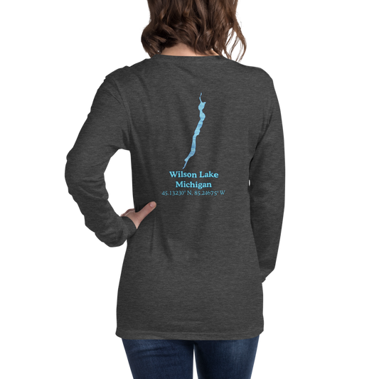 Wilson Lake Long Sleeve Unisex T-shirt